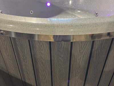 Hot Tub Ø 185–200 cm mit externem Ofen 5