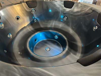 Hot Tub Ø 185–200 cm mit externem Ofen 7
